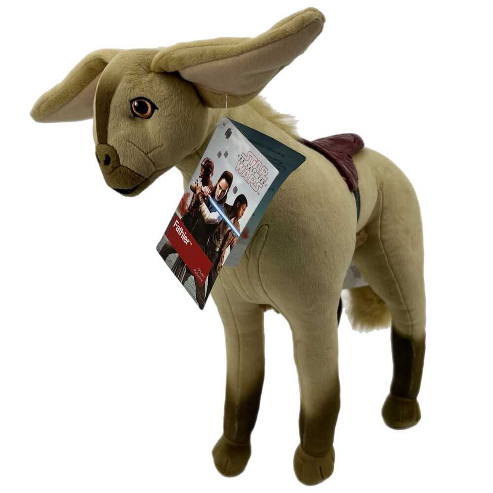Disney Beige Green Stuffed Animal Star Wars Fathier Plush 14x14”